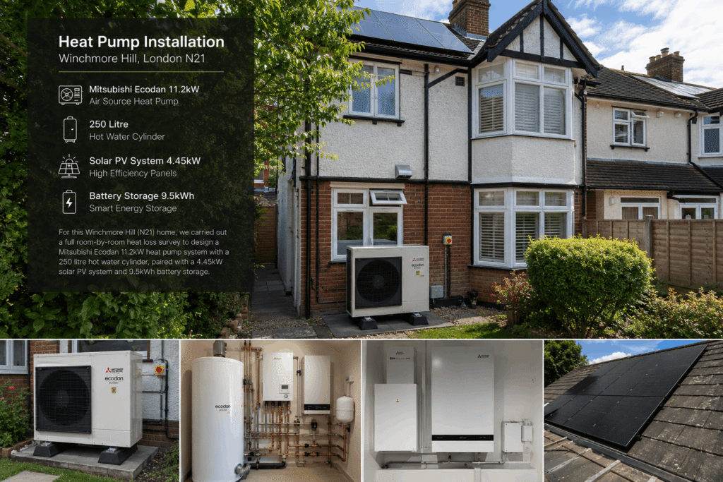 heat pump installer winchmore hill