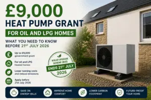 £9,000 heat pump grant oil LPG homes